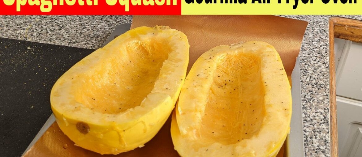 Spaghetti Squash, Gourmia Digital French Door Air Fryer Oven Recipe Spaghetti Squash, Gourmia Digital French Door Air Fryer Oven Recipe