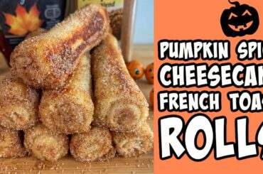 Pumpkin Spice French Toast Rolls Recipe tutorial #Shorts
