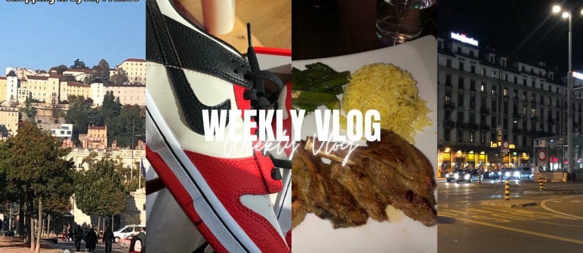 VLOG: shopping in France, dinner in Geneva, fall try-on haul, etc.
