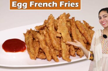 Crispy Egg French Fries Recipe | Unique Aloo Ki Chips | Kitchen With Amna