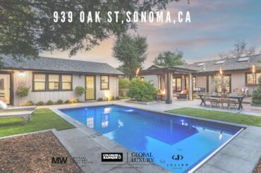 Wine Country Retreat in Sonoma, Ca with Modern Farmhouse flair | 939 Oak St, Sonoma, Ca