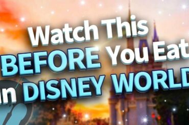 Watch This Before You Eat In Disney World