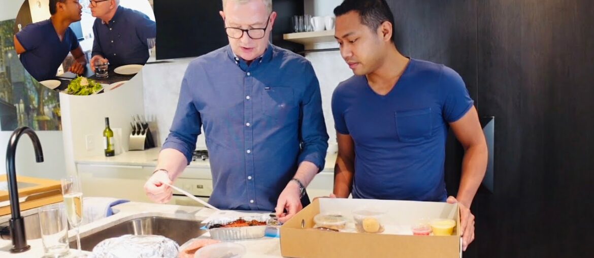 unboxing and cooking French dinner with husband | MAX AND HIM