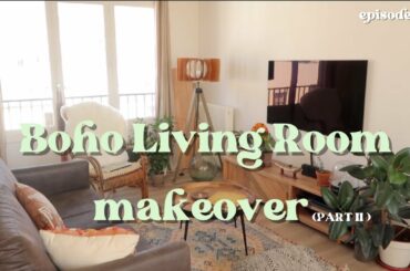 Apartment Tour Paris  Living room makeover DIY dining room table PART 2 Ep02