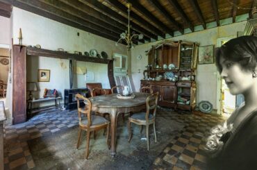 Lost Forever After She Left ~ Abandoned French Time capsule Mansion