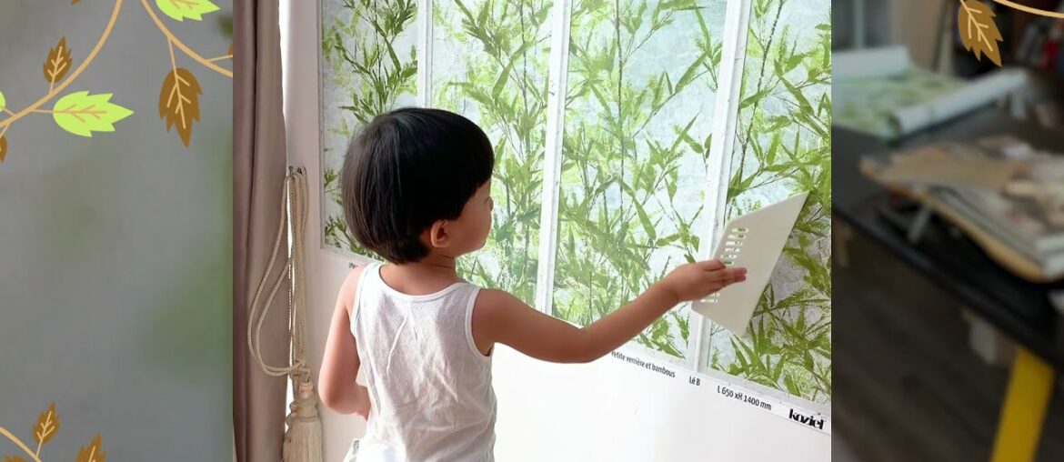 Koziel French wallpaper for your study room or dining room /Fresh garden window look wallpaper decor