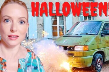 TURNING A FRENCH CHATEAU INTO A HAUNTED HOUSE FOR HALLOWEEN!