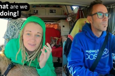 RUSHING THROUGH FRANCE to BEGIN WINTER VAN LIFE in the UK