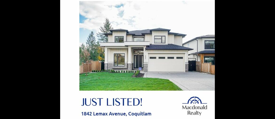 1842 Lemax Avenue, Coquitlam Real Estate 4K Ultra HD Video Tour