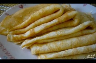 Pancakes in French. Simple home Recipes