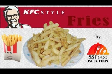 KFC style crispy fries recipe | how to make French fries at home | french fries  Banane Ka Tarika