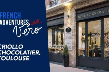 Criollo chocolatier, Toulouse, with a local tour guide