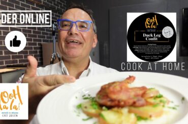 How to cook Duck Leg Confit with Air Fryer | OoH la la ! De Chef Julien |  (Singapore)