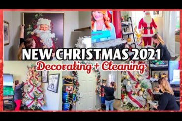 NEW 2021 CHRISTMAS DECORATE + CLEAN / DECORATING FOR CHRISTMAS / 2021 CHRISTMAS DECORATING IDEAS