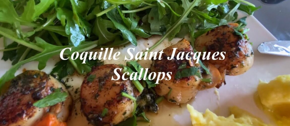 FRENCH SCALLOPS IN 10 MIN.DELICIOUSLY SILKY BUTTER SAUCE