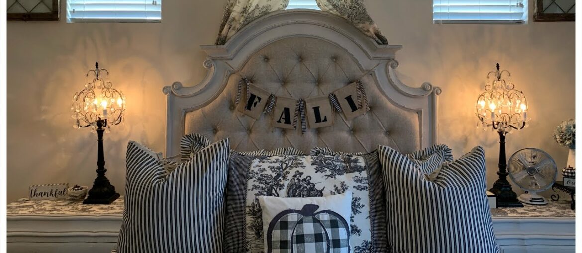 Fall Bedroom Tour 2021 | Thankful | French Country tour | DIY Makeover Projects Fall Bedroom Tour 2021 | Thankful | French Country tour | DIY Makeover Projects