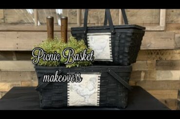 Picnic Baskets || New IOD Transfers || French Country Farmhouse