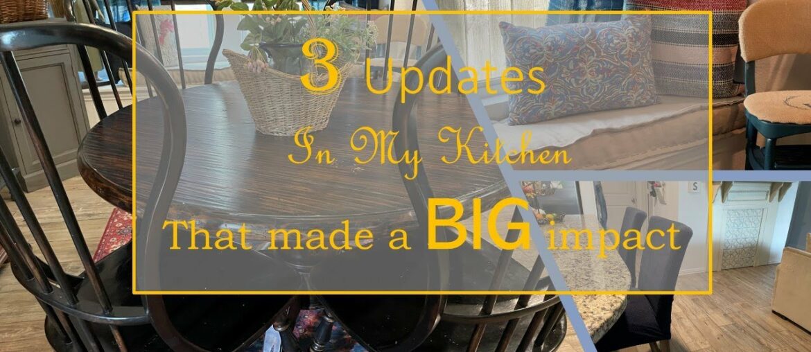 Three Updates In My Kitchen That Made a Big Impact/ Sewing a French Mattress Cushion