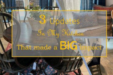 Three Updates In My Kitchen That Made a Big Impact/ Sewing a French Mattress Cushion