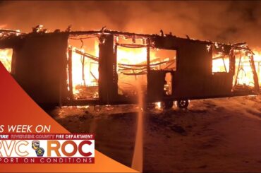 Commercial Fire in Perris // Report on Conditions // November 9,  2021