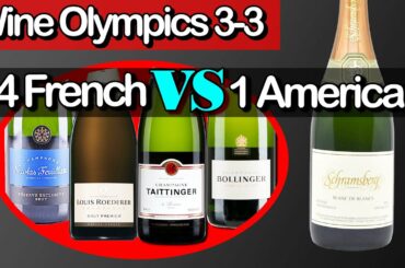 Can 1 American beat 4 French? Champagne VS American sparkling wine!