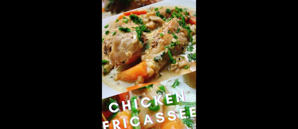 One easy French recipe everyone should know | authentic chicken Fricassee recipe | French dishes