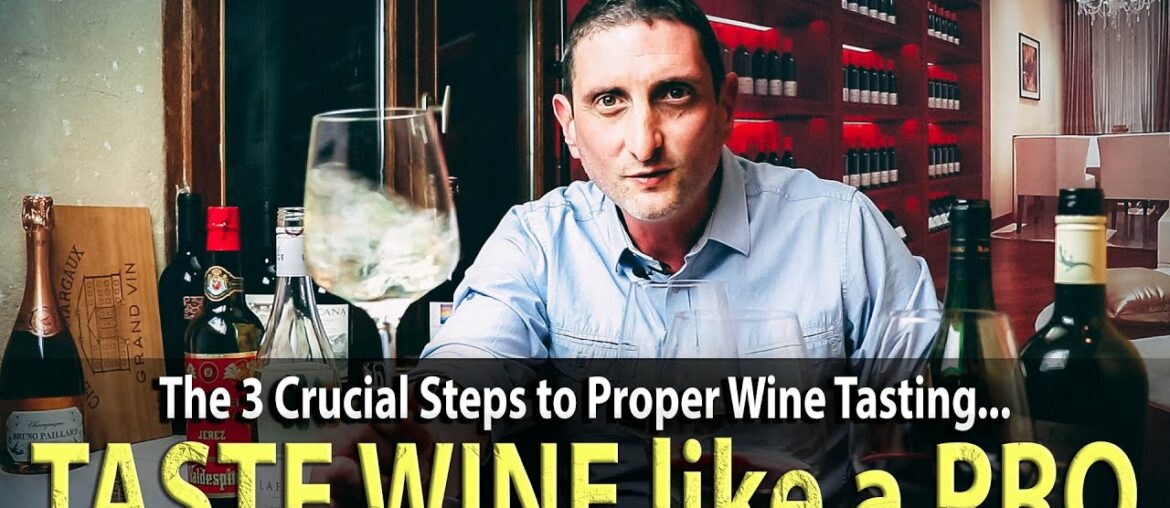 The 3 Steps of Tasting Wine | Why are they important? (sight, smell, taste). The 3 Steps of Tasting Wine | Why are they important? (sight, smell, taste).