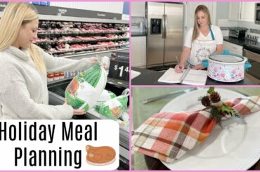 Holiday Dinner Plan With Me!! Thanksgiving & Friendsgiving