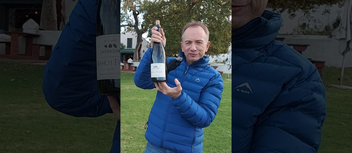 Under Oaks Restaurant, French Flair red wine  #shorts