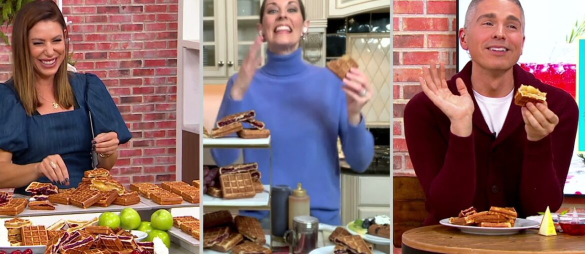 Authentic Gourmet 12 or 24 Fruit Filled French Waffles on QVC