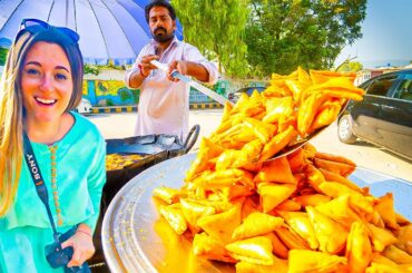 Pakistani Street Food - #1 GOLDEN SAMOSA Street Food Factory!! First Day BACK in Pakistan!