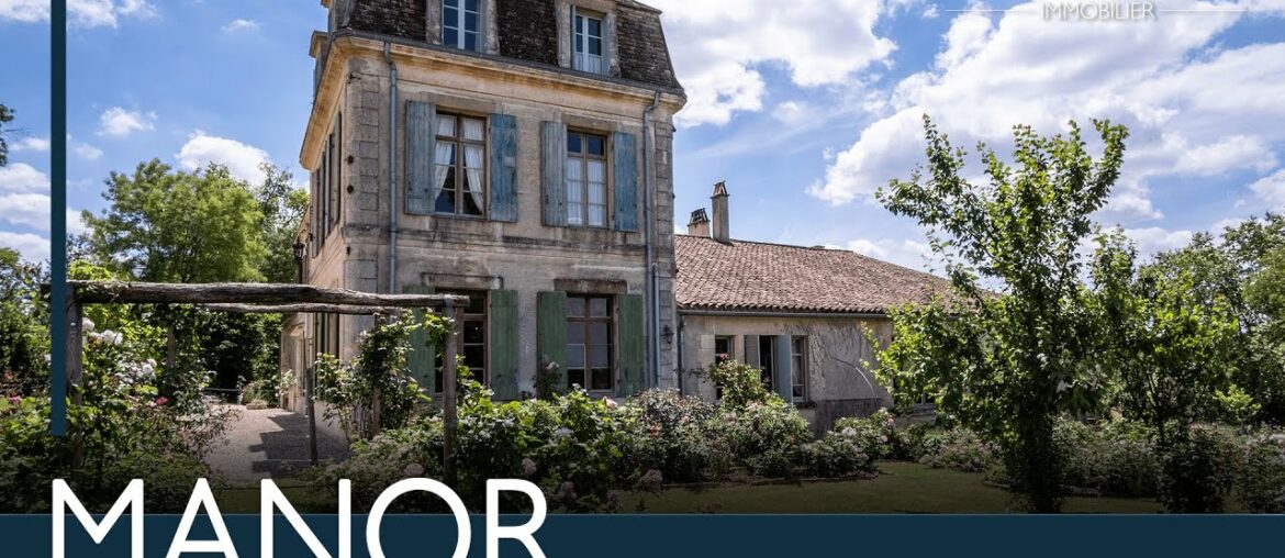 Magnificent manor with 2 gites, outbuildings & swimming pool in 3.5 ha of land - Ref. A08821