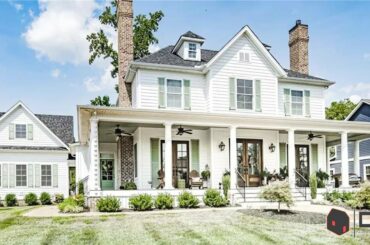 Breathtaking Southern Low Country Farmhouse With Amazing Covered Front Porch