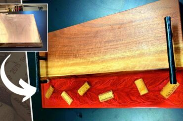 Epoxy Wine Serving Tray  |  How to Create Epoxy Wood Projects