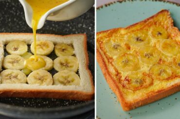 Delicious Sweet Banana French Toast Recipe For Breakfast  | Easy Breakfast Recipe | Yummy