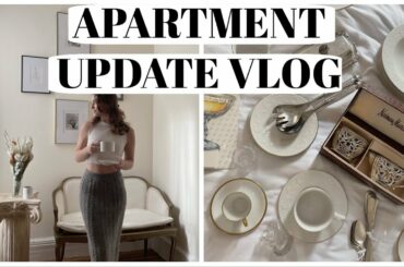 Moving in vlog PT.2! Dining haul & building more furniture