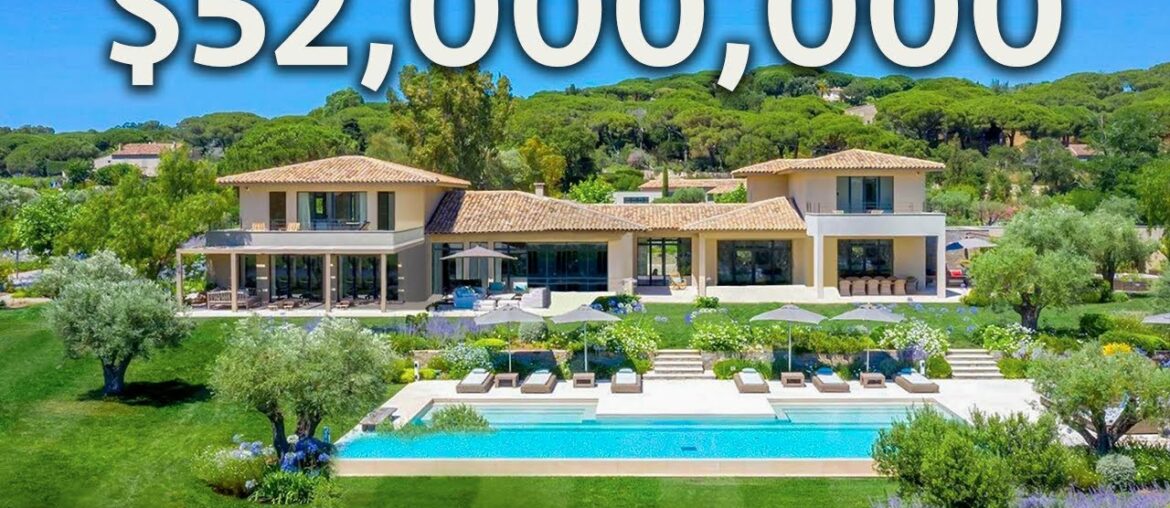 Touring a $52,000,000 Mediterranean Mega Estate With 3 Homes in Saint Tropez, France