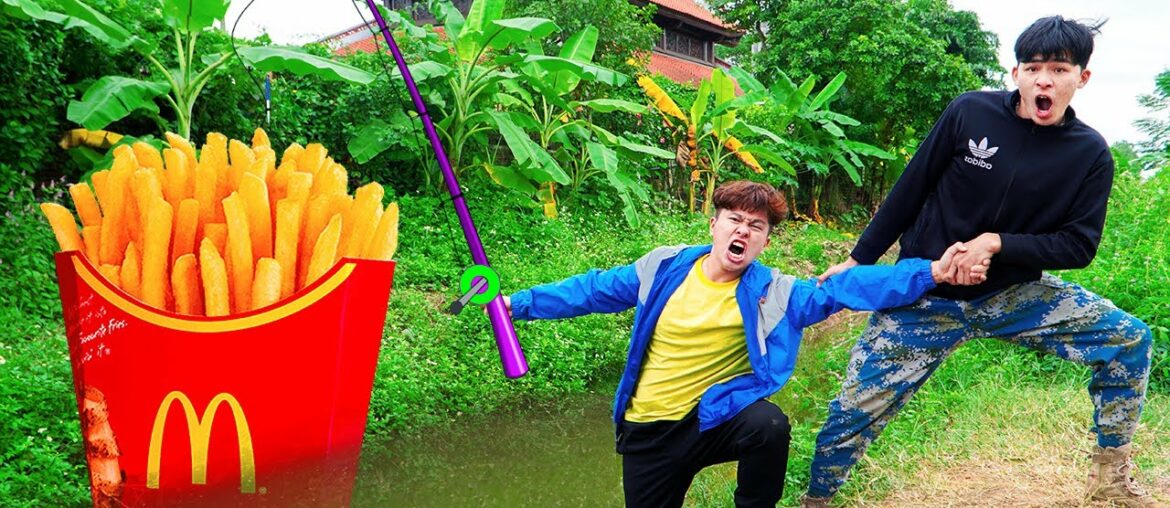Squad XMAN Nerf Guns Fight Criminal Dispute French Fries Fast Food Battle | Battle Nerf War