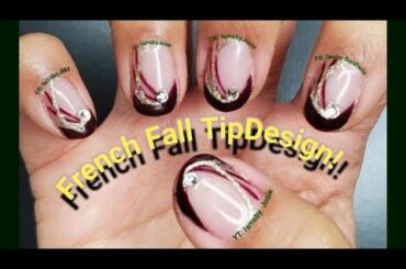 Short and Sweet - Fall French Tip Design