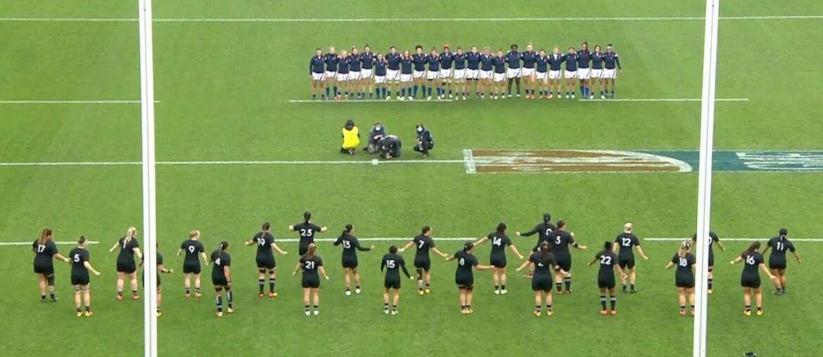 NZ Black Ferns EMOTIONAL HAKA vs France 2021 (Women's International Rugby)