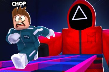 CHOP HELPED ME ESCAPE THE SCARY SQUID GAMES ROBLOX