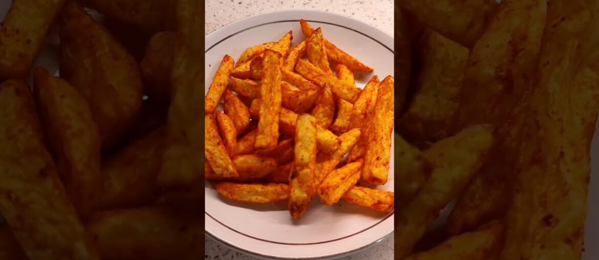 French Fries in air fryer | Air fryer recipes #shorts #tasty #easy #homemade #food