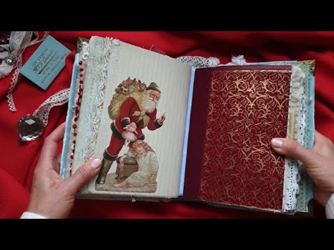 "Christmas angel" junk journal – DETAILED FLIP THROUGH & DESCRIPTION (part 2/3) "Christmas angel" junk journal - DETAILED FLIP THROUGH & DESCRIPTION (part 2/3)
