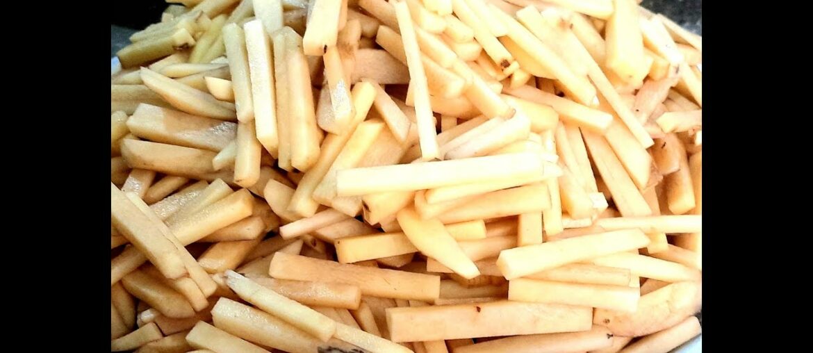 Potato sticks to make Crispy French Fries | Potato Recipes | The Food TV