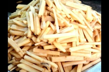 Potato sticks to make Crispy French Fries | Potato Recipes | The Food TV