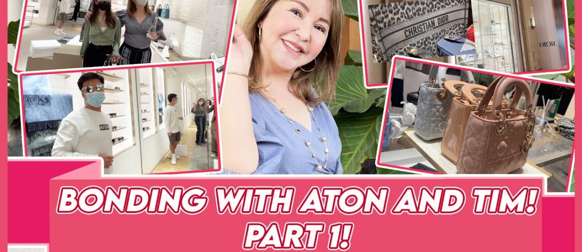 BONDING WITH ATON AND TIM PART 1! SHOPPING AT CHRISTIAN DIOR | Small Laude BONDING WITH ATON AND TIM PART 1! SHOPPING AT CHRISTIAN DIOR | Small Laude