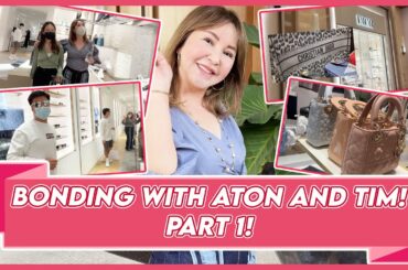 BONDING WITH ATON AND TIM PART 1! SHOPPING AT CHRISTIAN DIOR | Small Laude