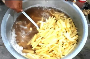 Potato Boiling To Make French Fries | Potato Recipes | The Food TV