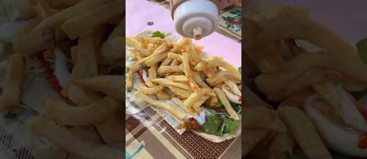Hardworking Uncle Selling French fries Roll #streetfood #food #shorts #youtube #yummy #tasty #foodie