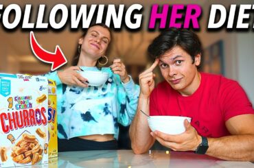 FOLLOWING MY GIRLFRIENDS DIET & TRAINING